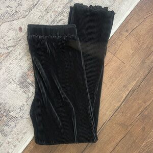 Black Pleated Pants